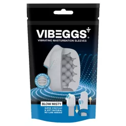 VIBEGGS - Blow Misty - Vibrating Masturbation Sleeve - White