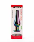 X-MEN Secret Shine Metal Butt Plug Rainbow M