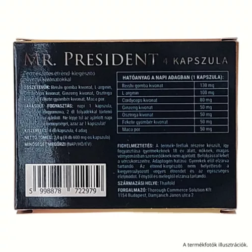 MR. PRESIDENT - 4 kapszula