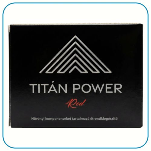 TITÁN POWER RED – 3 kapszula