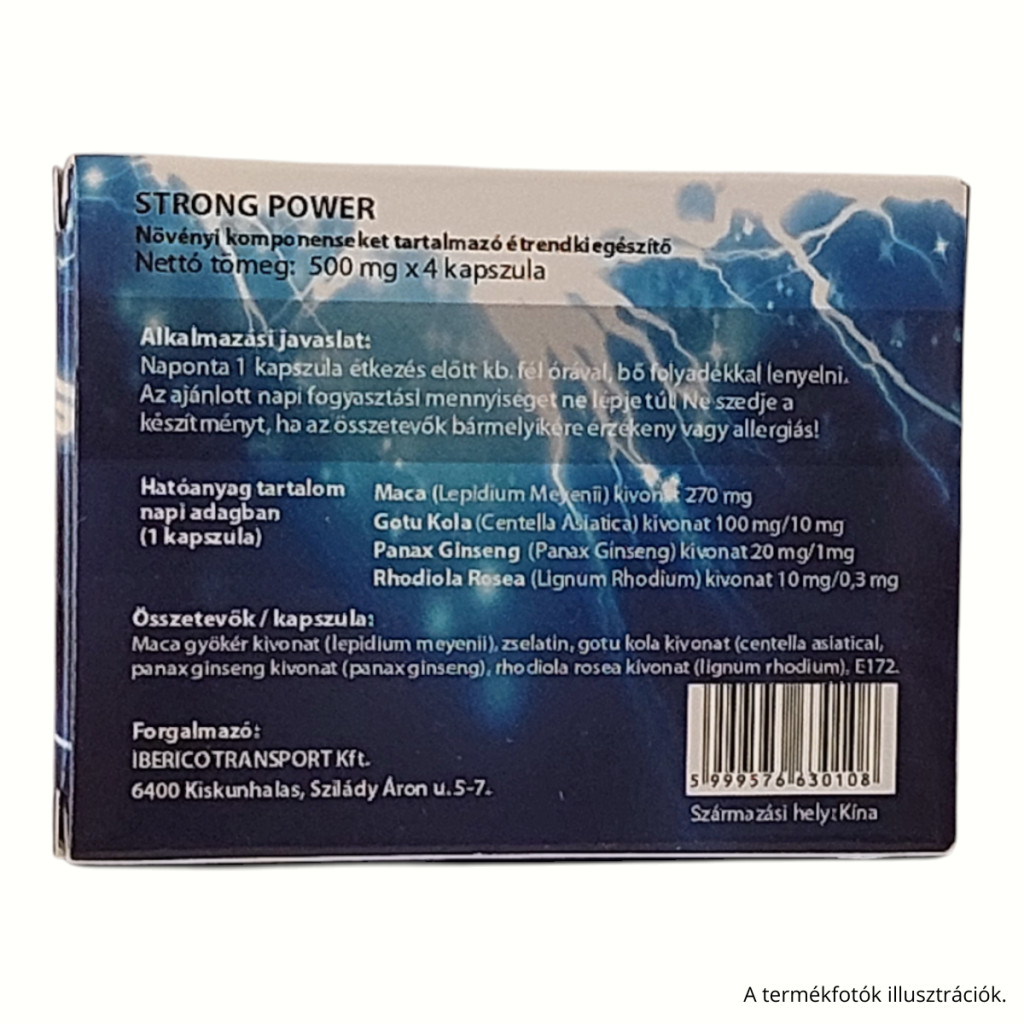 STRONG POWER – 4 kapszula