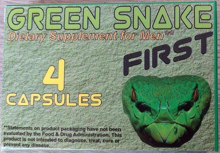 GREEN SNAKE FIRST - 4 db potencianövelő