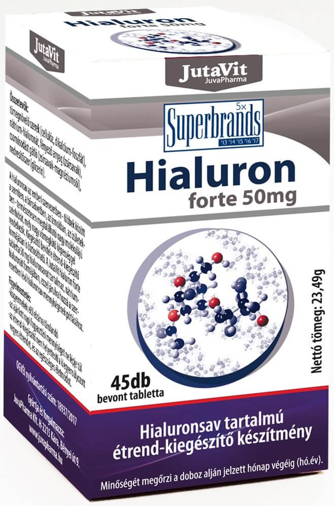 JutaVit Hialuron forte 50 mg - 45 tabletta